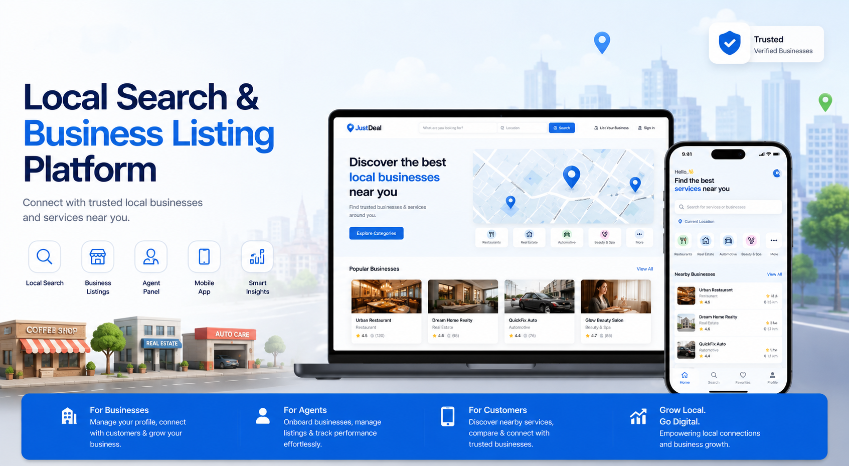 Local Search & Business Listing Platform