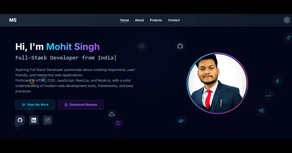 Mohit Singh - Full Stack Developer